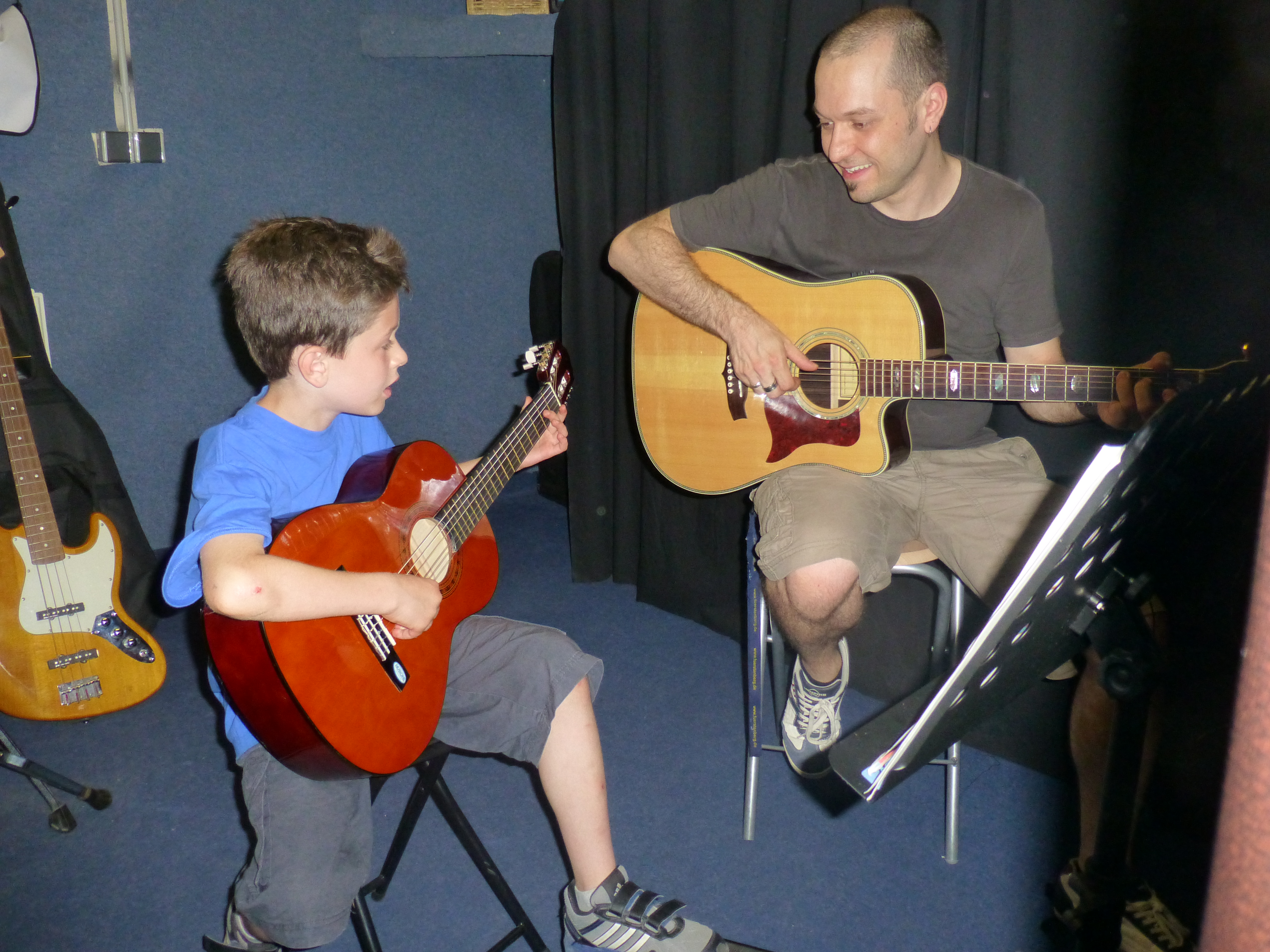 Gitarrenunterricht Freiburg-Kids